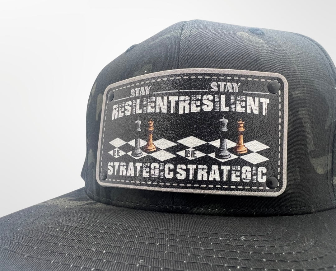 Black Camo Resilient SnapBack - Pace-Of-One