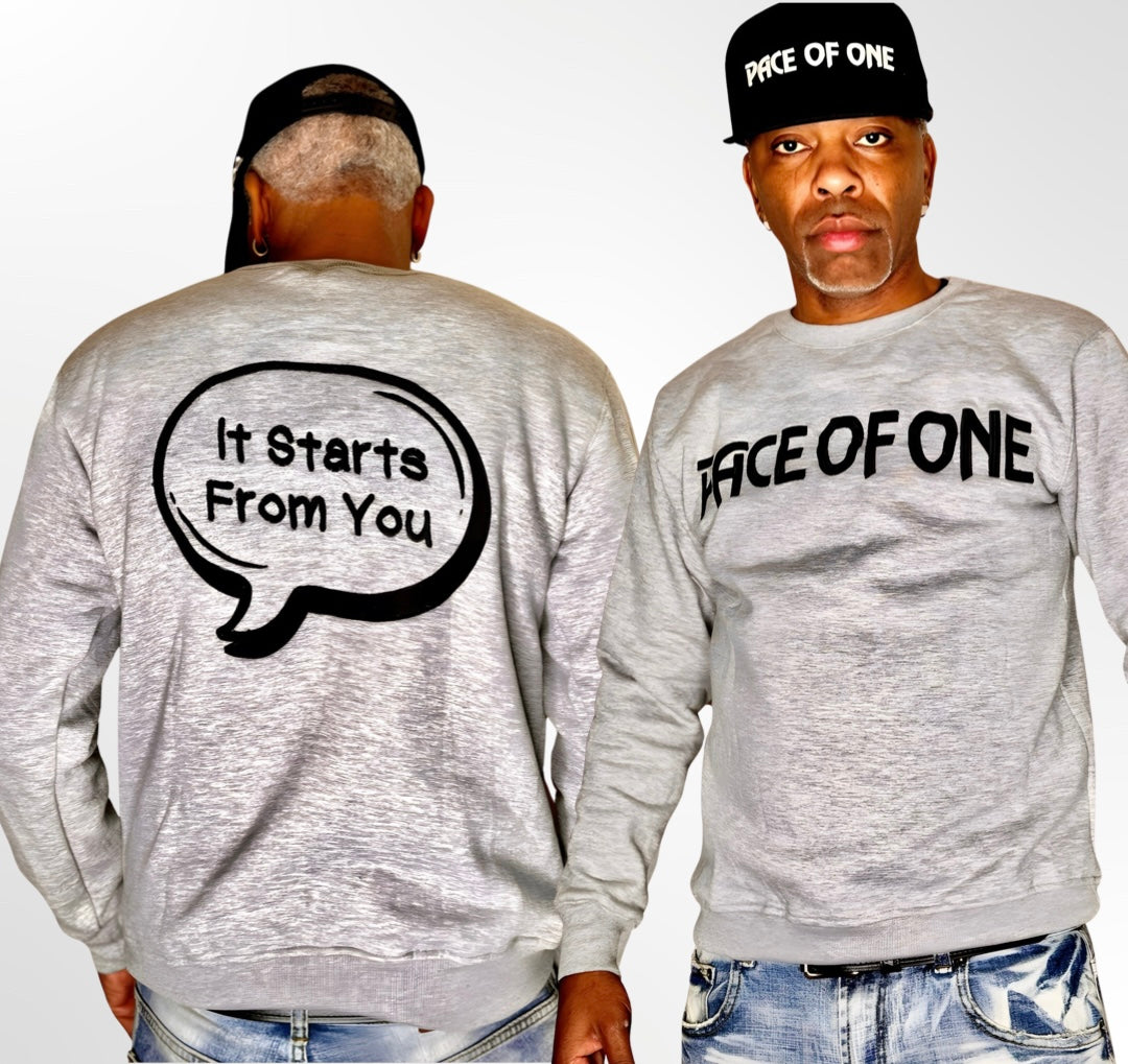 Signature Pace Of One Crew Neck Sweater - Pace-Of-One