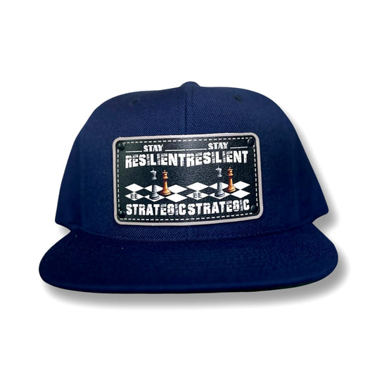 Navy Blue Resilient SnapBack - Pace-Of-One