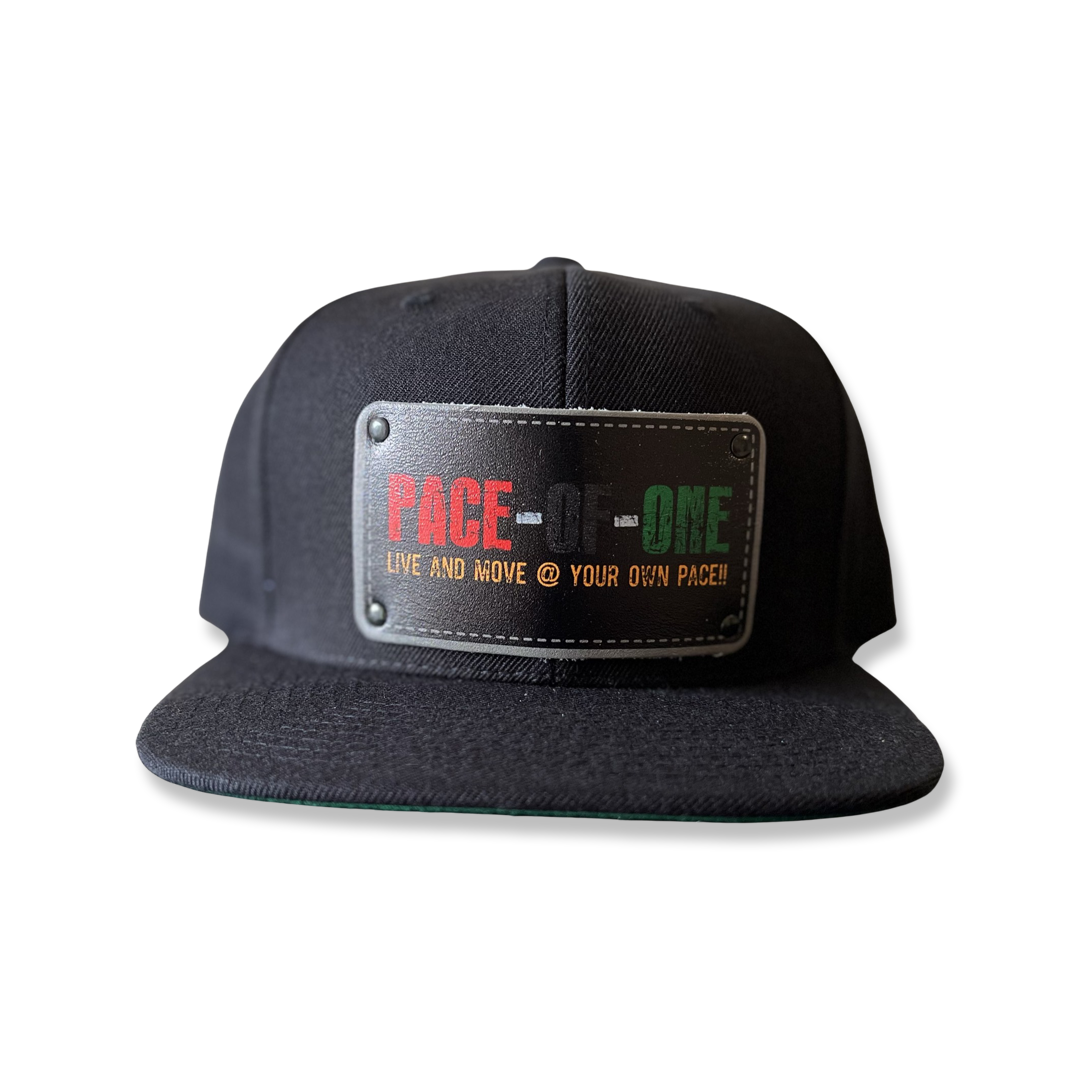 Black- Pace-Of-One Snapback - Pace-Of-One