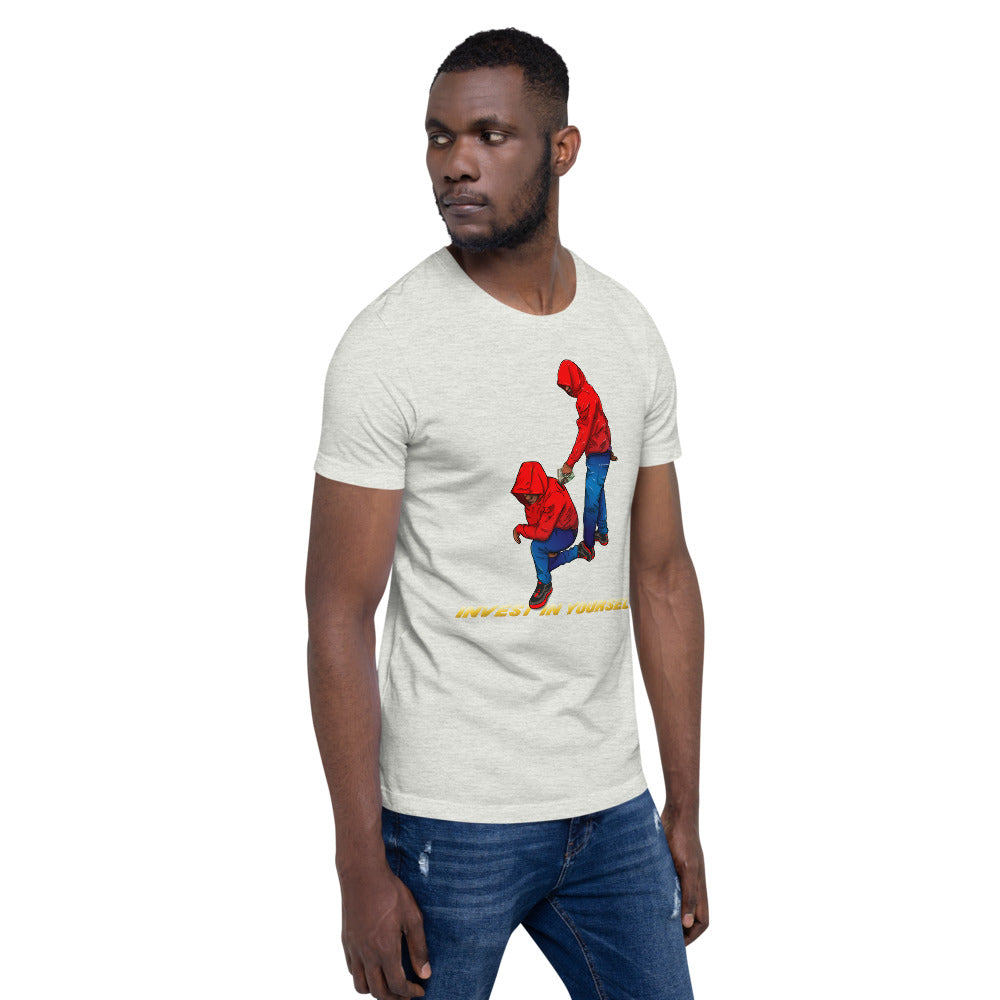 Invest in yourself (Male version ) Short-Sleeve Unisex T-Shirt - Pace-Of-One