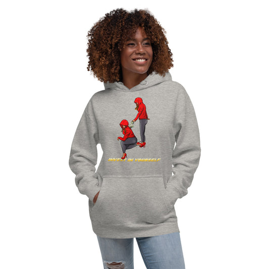Invest in yourself(Female version) Unisex Hoodie - Pace-Of-One