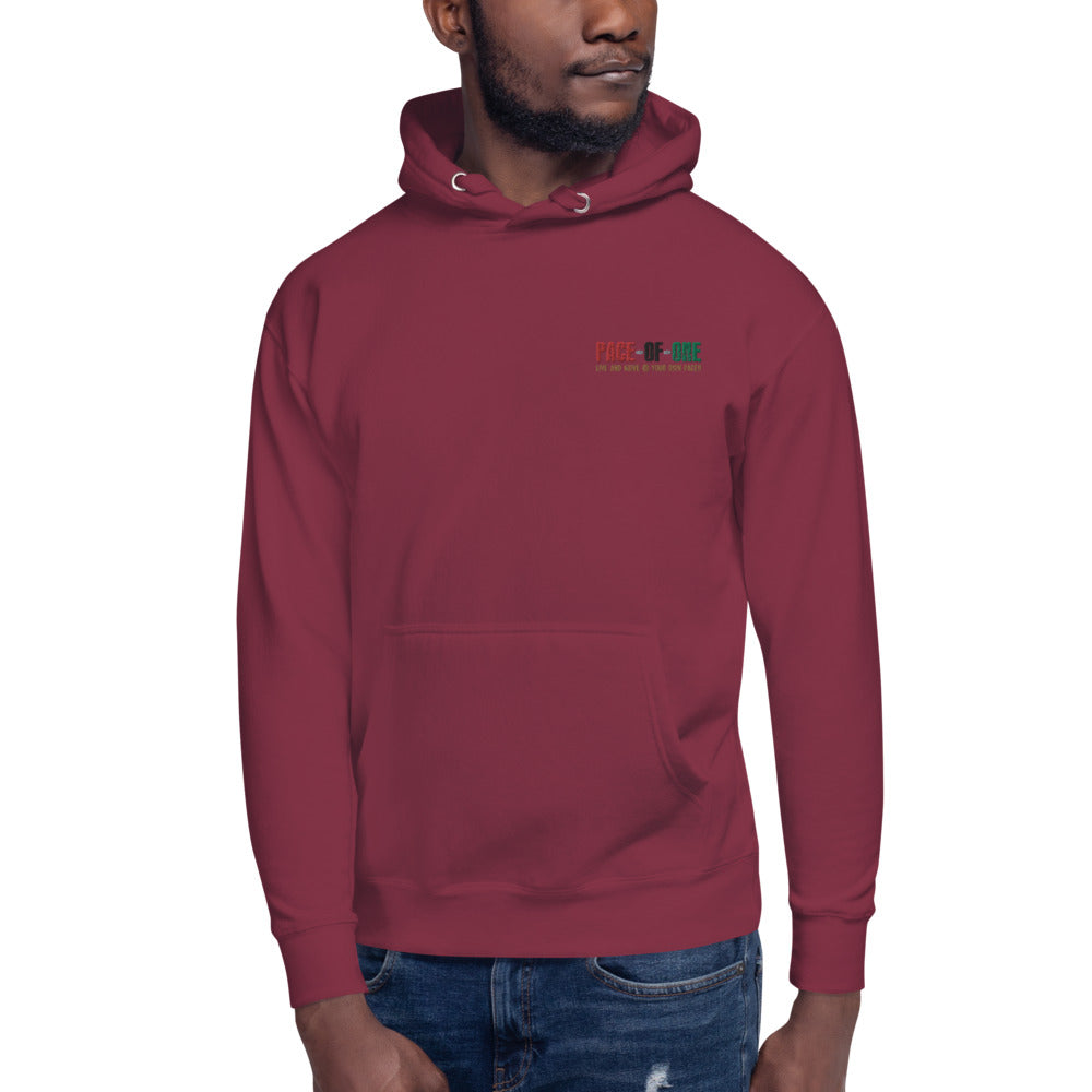 Embroidery Pace-Of-One Unisex Hoodie - Pace-Of-One