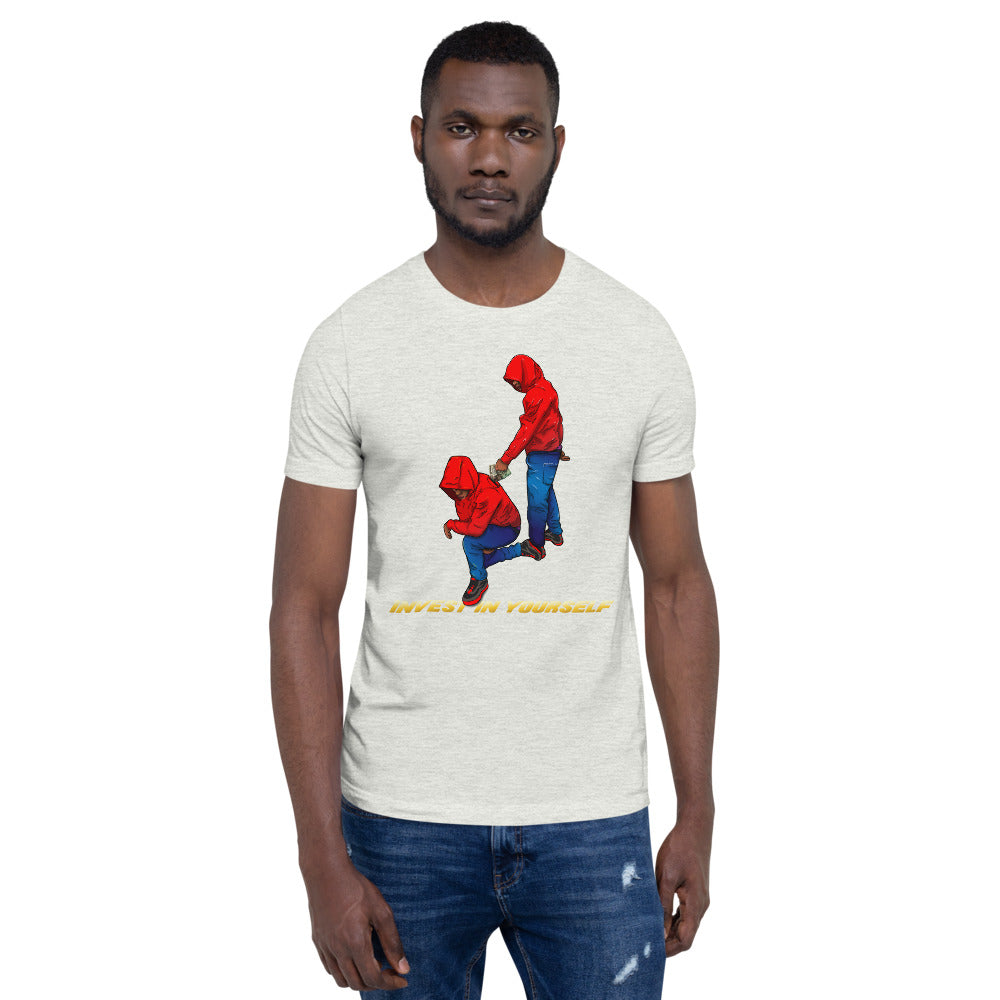 Invest in yourself (Male version ) Short-Sleeve Unisex T-Shirt - Pace-Of-One