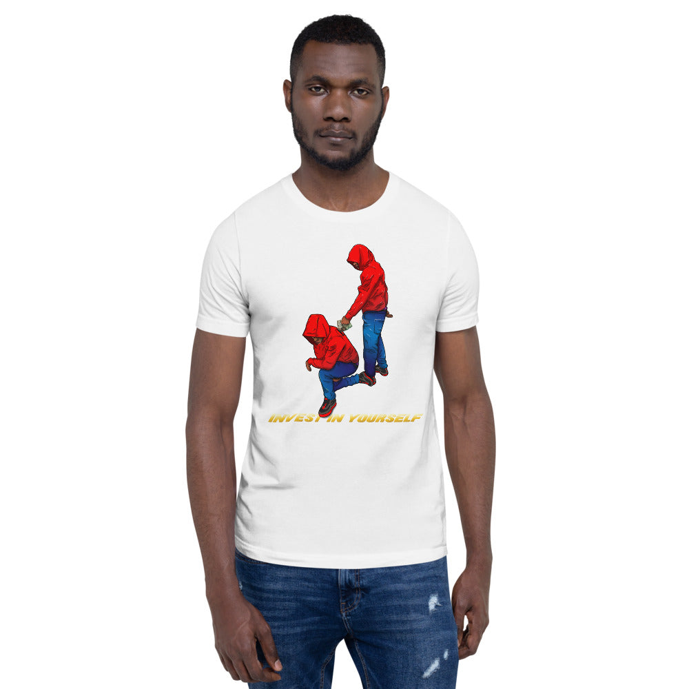Invest in yourself (Male version ) Short-Sleeve Unisex T-Shirt - Pace-Of-One