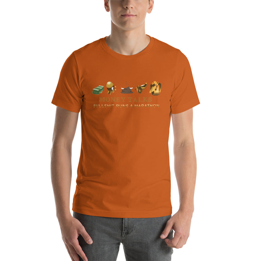 Money talks Short-Sleeve Unisex T-Shirt - Pace-Of-One
