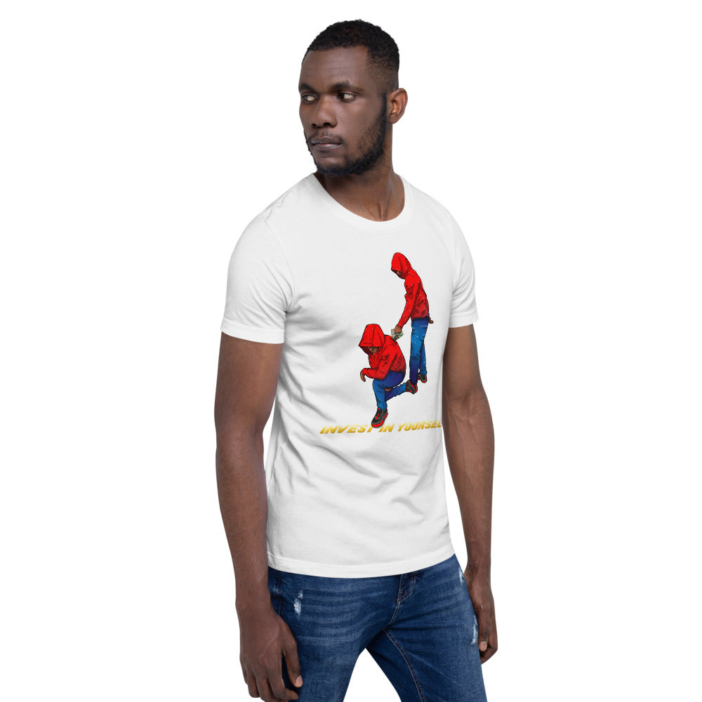 Invest in yourself (Male version ) Short-Sleeve Unisex T-Shirt - Pace-Of-One