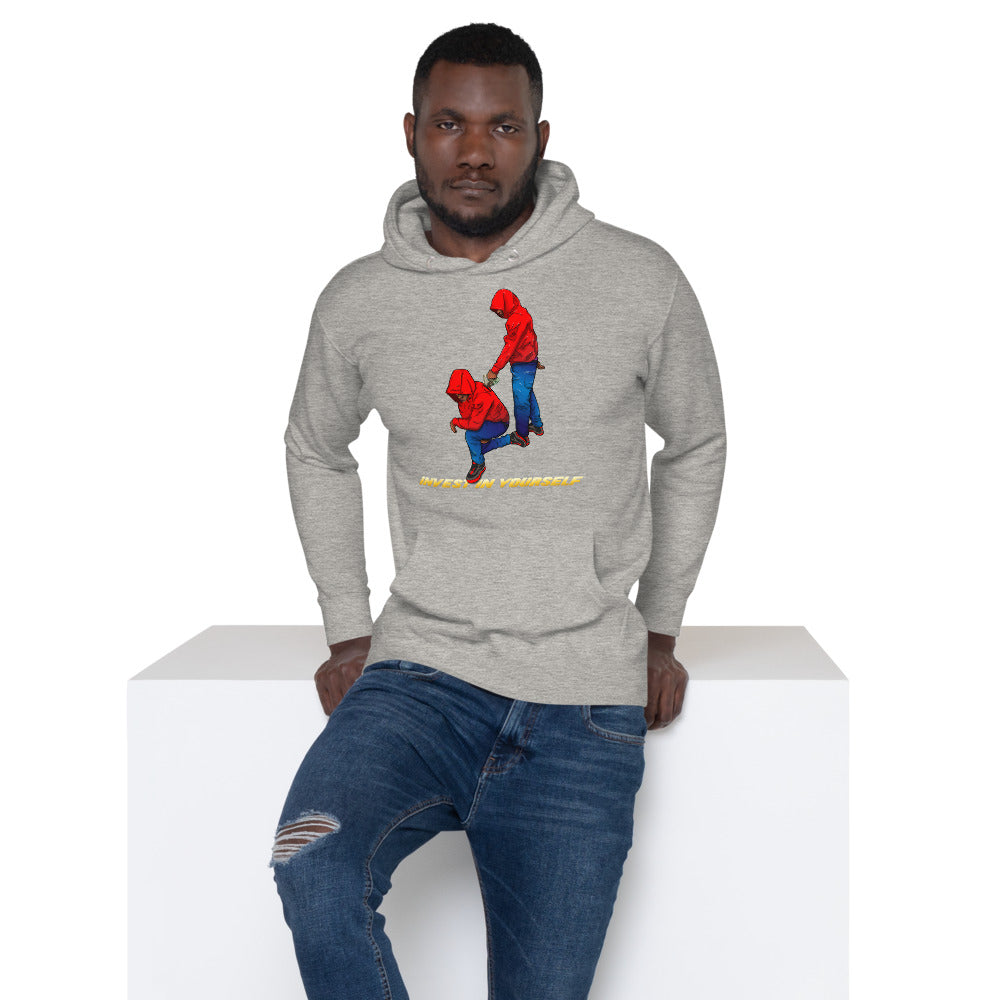 Invest in yourself (Male version) Unisex Hoodie - Pace-Of-One