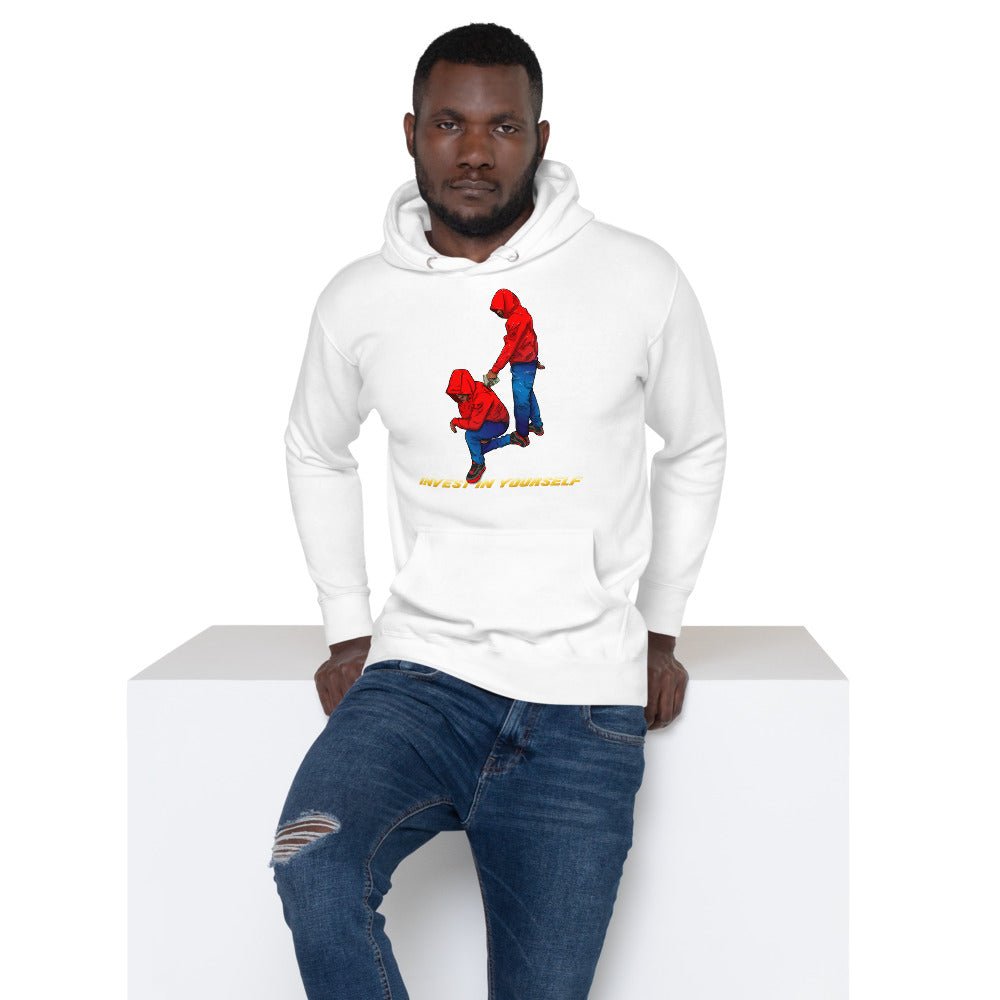 Invest in yourself (Male version) Unisex Hoodie - Pace-Of-One