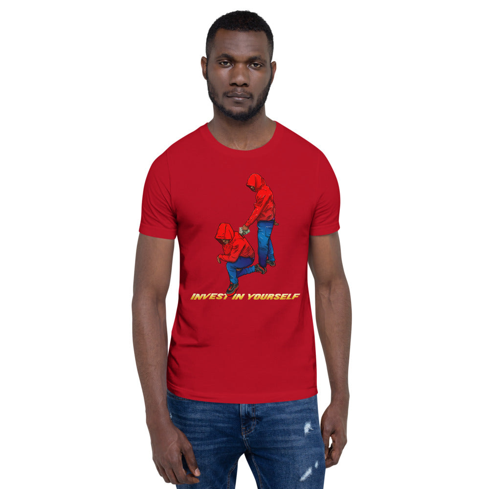 Invest in yourself (Male version ) Short-Sleeve Unisex T-Shirt - Pace-Of-One