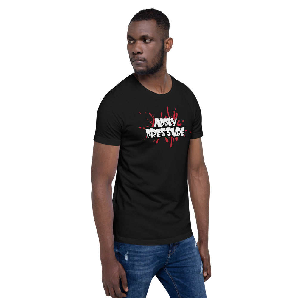 APPLY PRESSURE Short-Sleeve Unisex T-Shirt - Pace-Of-One