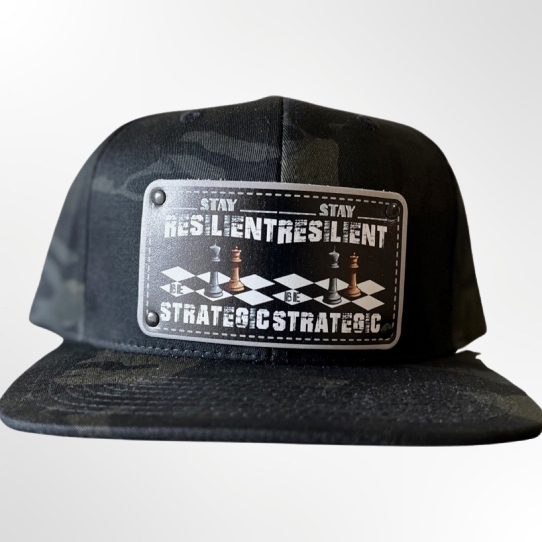 Black Camo Resilient SnapBack - Pace-Of-One