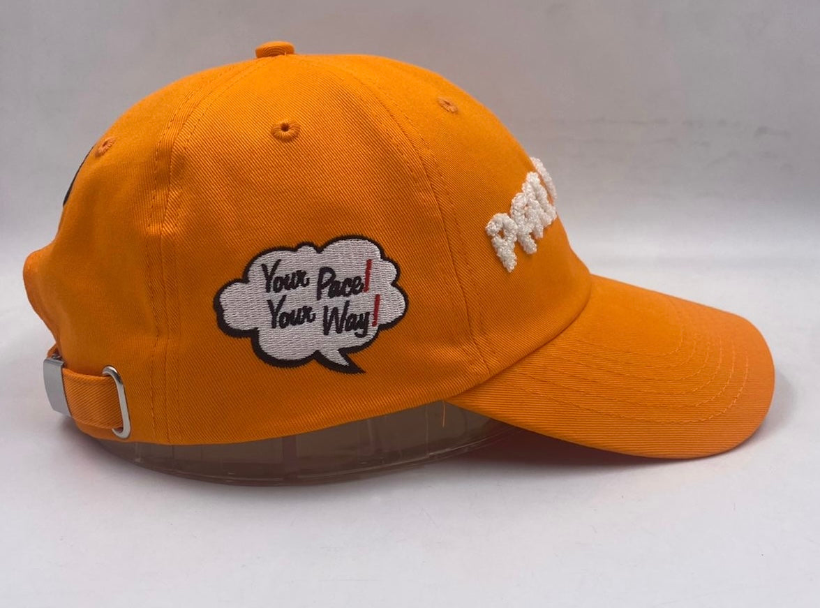 Pumpkin Orange Pace Of One (Dad Hat)