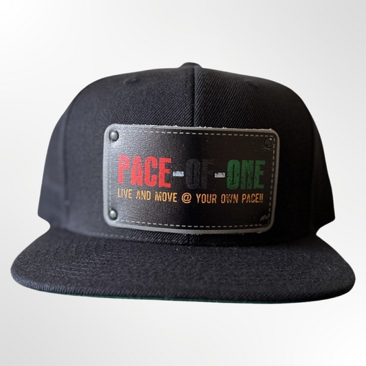 Black Pace-Of-One Snapback - Pace-Of-One
