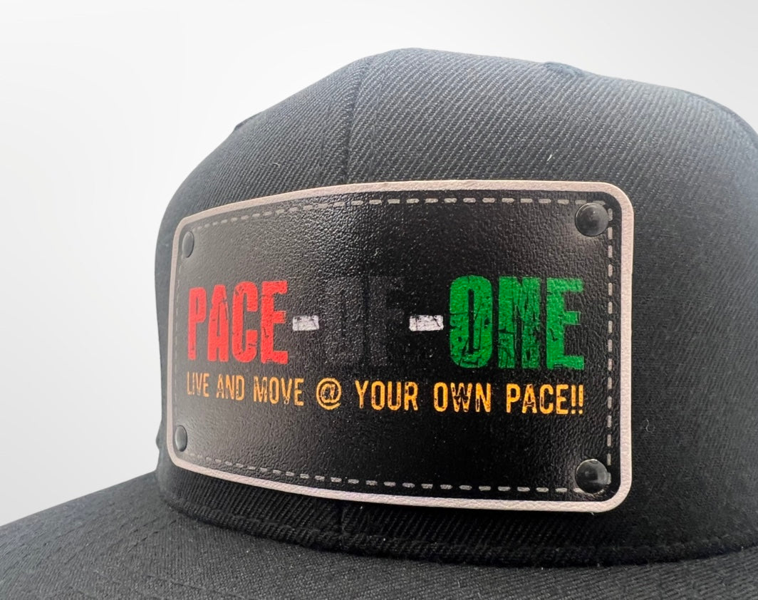 Black Pace-Of-One Snapback - Pace-Of-One