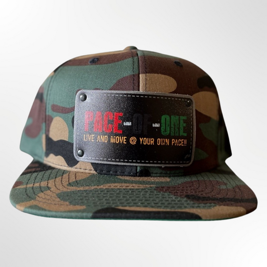 Green Camo Pace-Of-One SnapBack - Pace-Of-One
