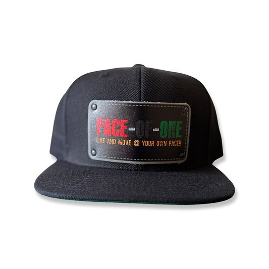 Black- Pace-Of-One Snapback - Pace-Of-One