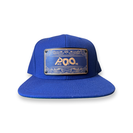 Blue Pace Of One Snapback Wooden Face - Pace-Of-One
