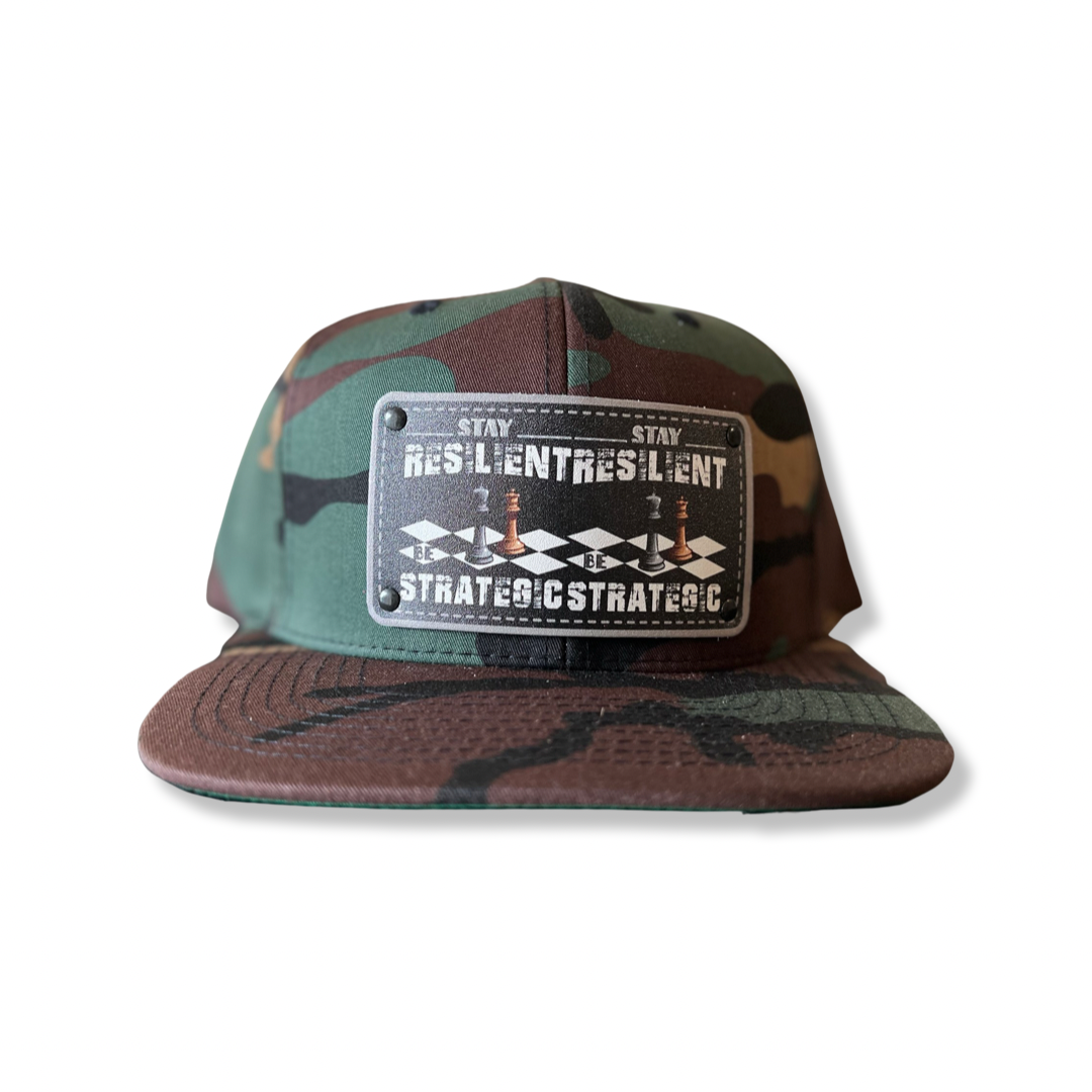 Green Camo Resilient SnapBack - Pace-Of-One