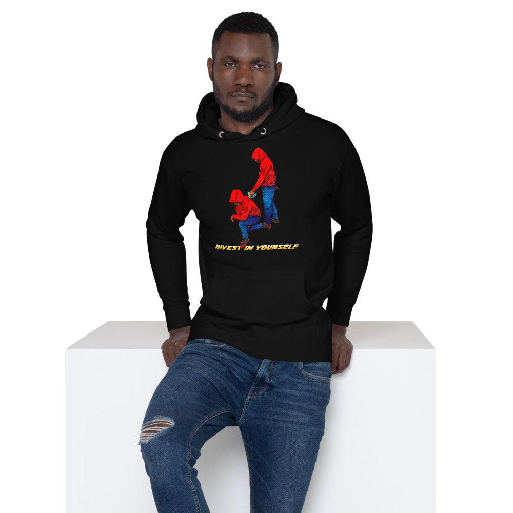 Invest in yourself (Male version) Unisex Hoodie - Pace-Of-One