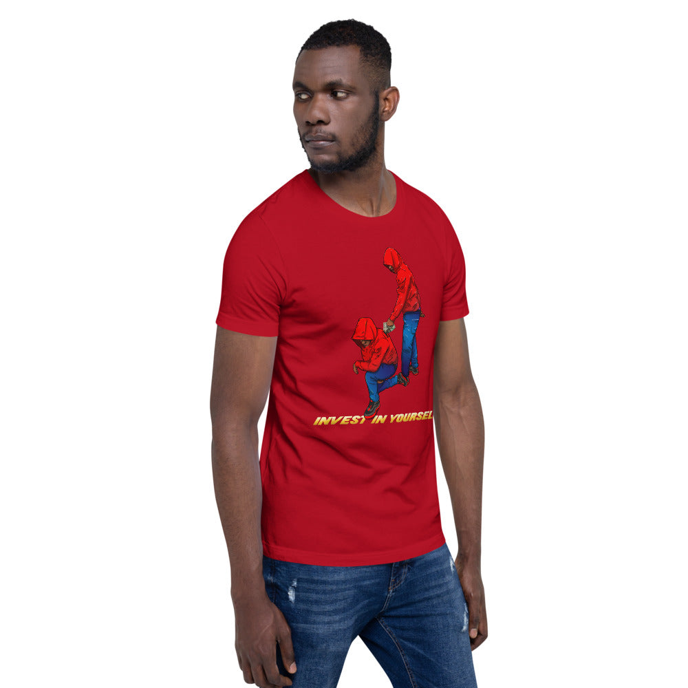 Invest in yourself (Male version ) Short-Sleeve Unisex T-Shirt - Pace-Of-One